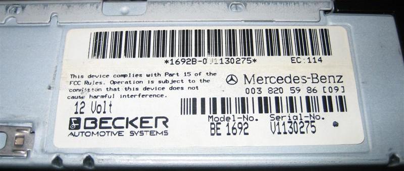 Aftermarket Installation in W210, now also need radio CODE please :) -  PeachParts Mercedes-Benz Forum