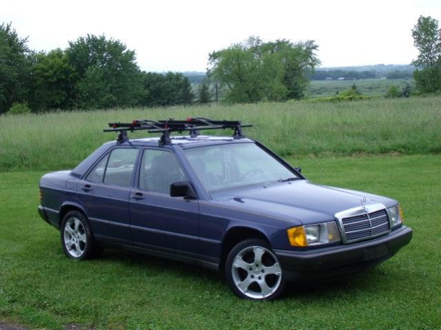 190e roof online rack