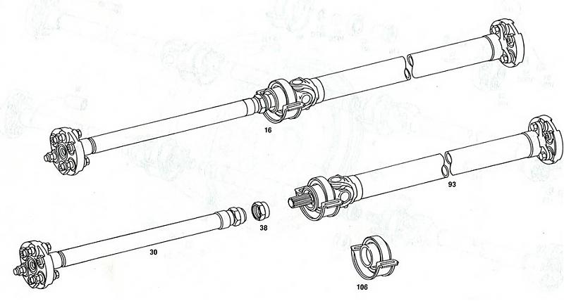 Driveshaft Center Support Question - PeachParts Mercedes-Benz Forum